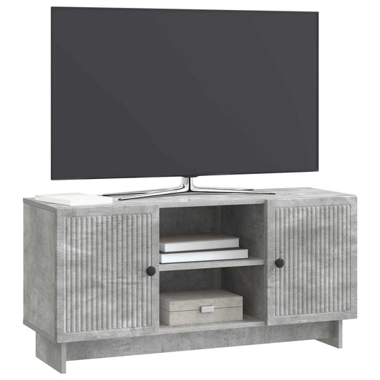 vidaXL Ντουλάπι TV 102 x 34,5 x 50 εκ. Γκρι Σκυροδέματος
