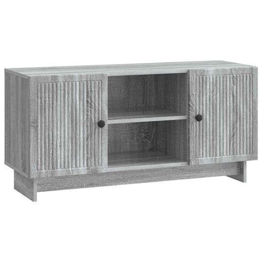 vidaXL Ντουλάπι TV 102 x 34,5 x 50 εκ. Γκρι Sonoma Επεξεργασμένο Ξύλο