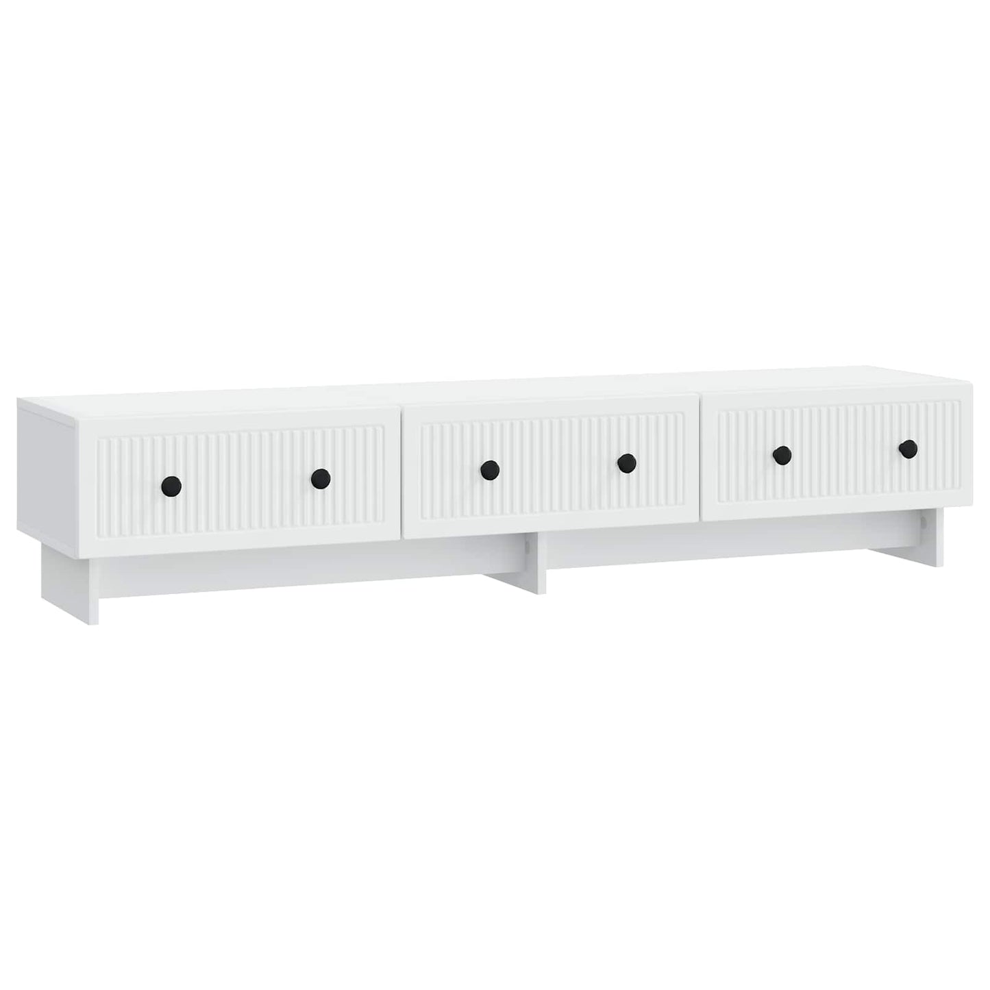 vidaXL Ντουλάπι TV Λευκό 147 x 34,5 x 30 εκ Επεξεργασμένο Ξύλο