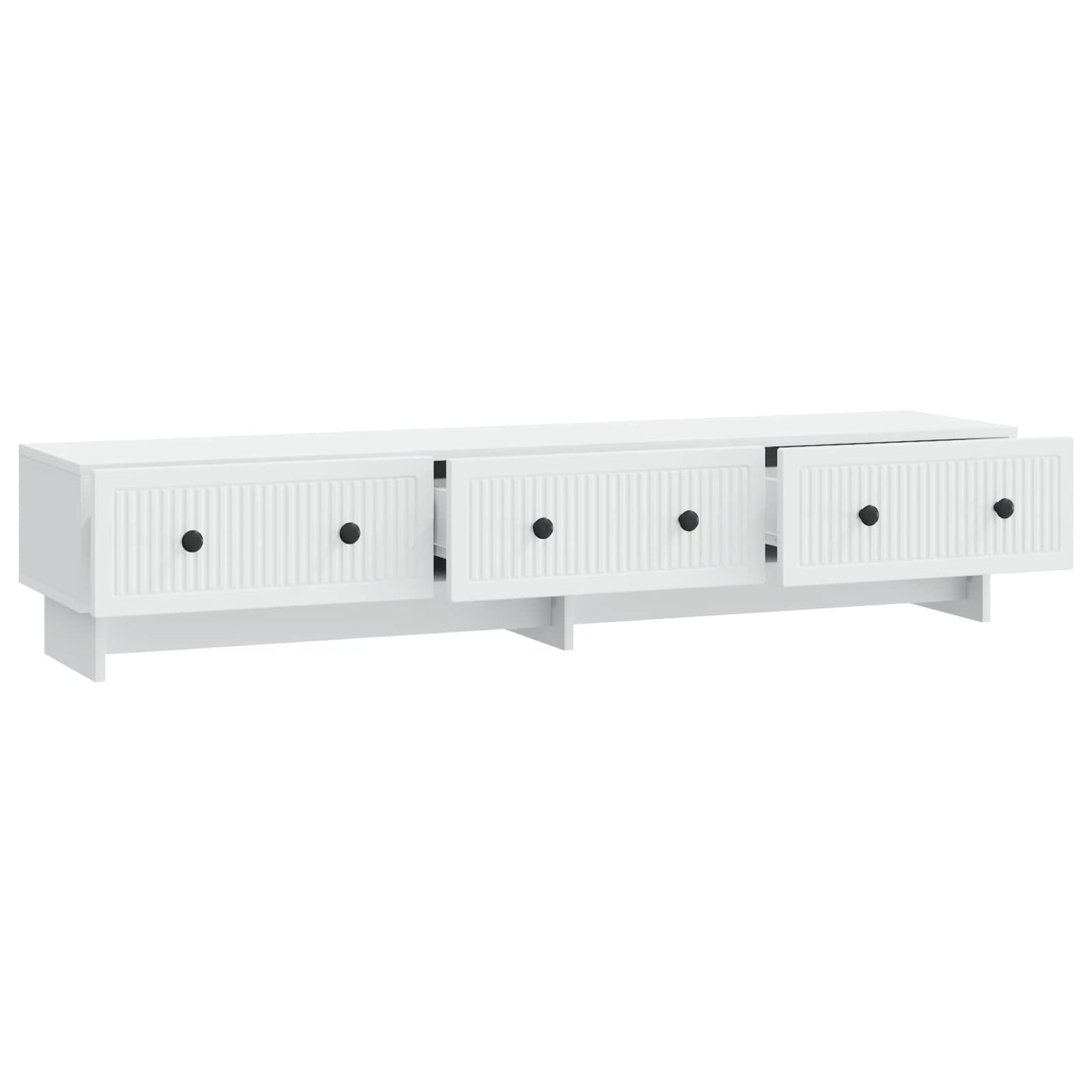 vidaXL Ντουλάπι TV Λευκό 147 x 34,5 x 30 εκ Επεξεργασμένο Ξύλο