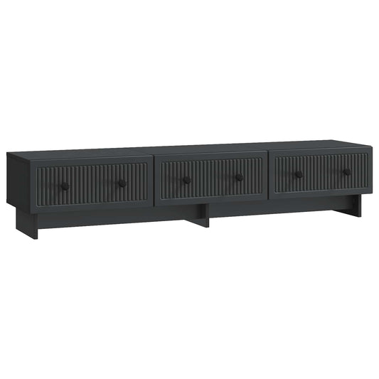 vidaXL Ντουλάπι TV Μαύρο 147 x 34,5 x 30 εκ Επεξεργασμένο Ξύλο
