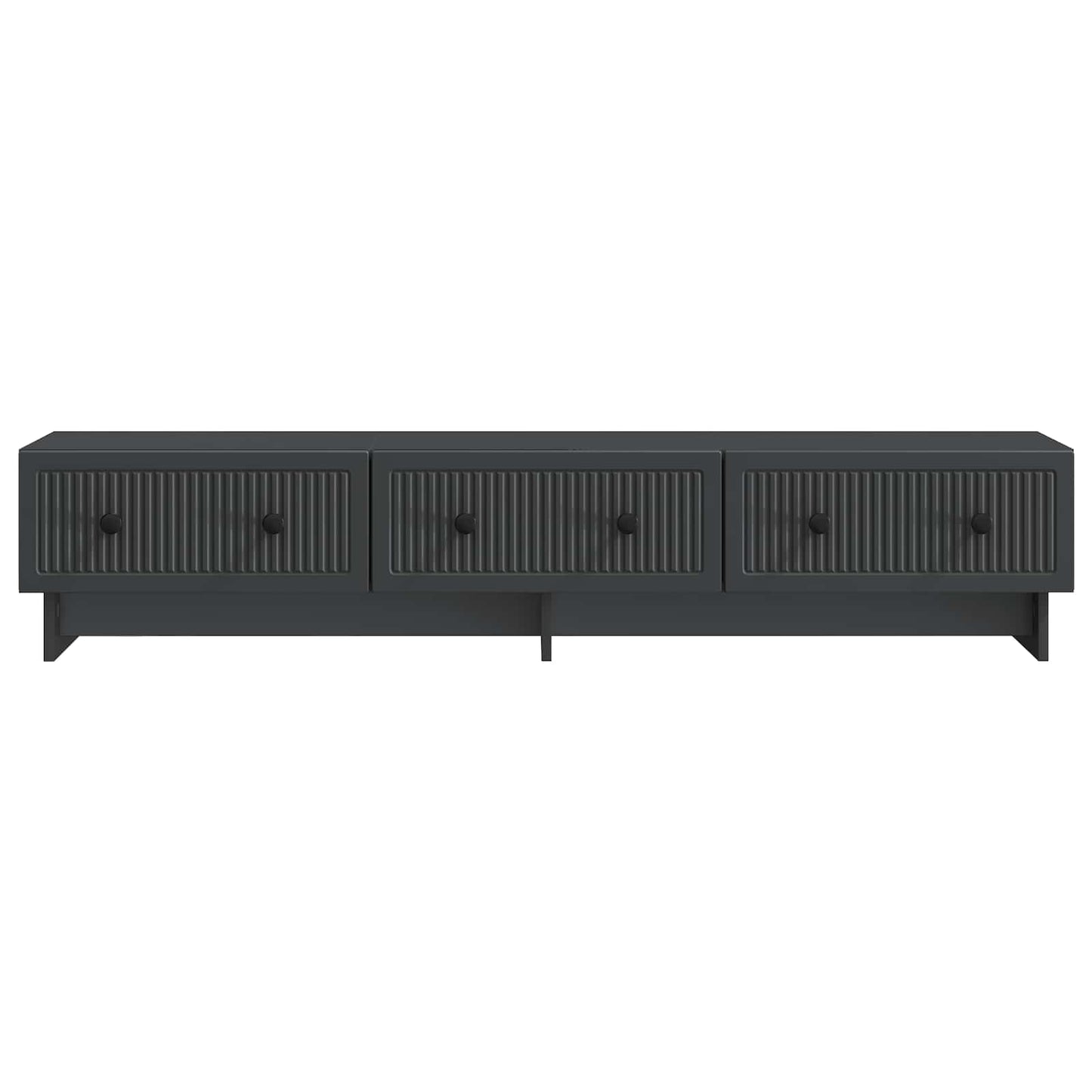 vidaXL Ντουλάπι TV Μαύρο 147 x 34,5 x 30 εκ Επεξεργασμένο Ξύλο