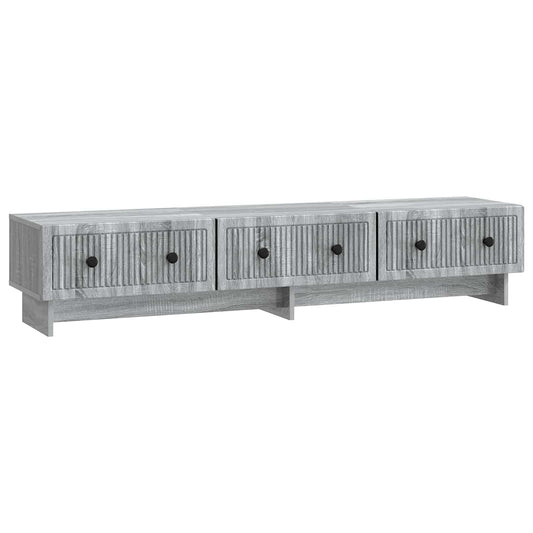 vidaXL Ντουλάπι TV Γκρι Sonoma 147 x 34,5 x 30 εκ Επεξεργασμένο Ξύλο