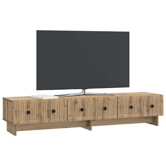 vidaXL Ντουλάπι TV Artisan Δρυς 147 x 34,5 x 30 εκ Επεξεργασμένο Ξύλο