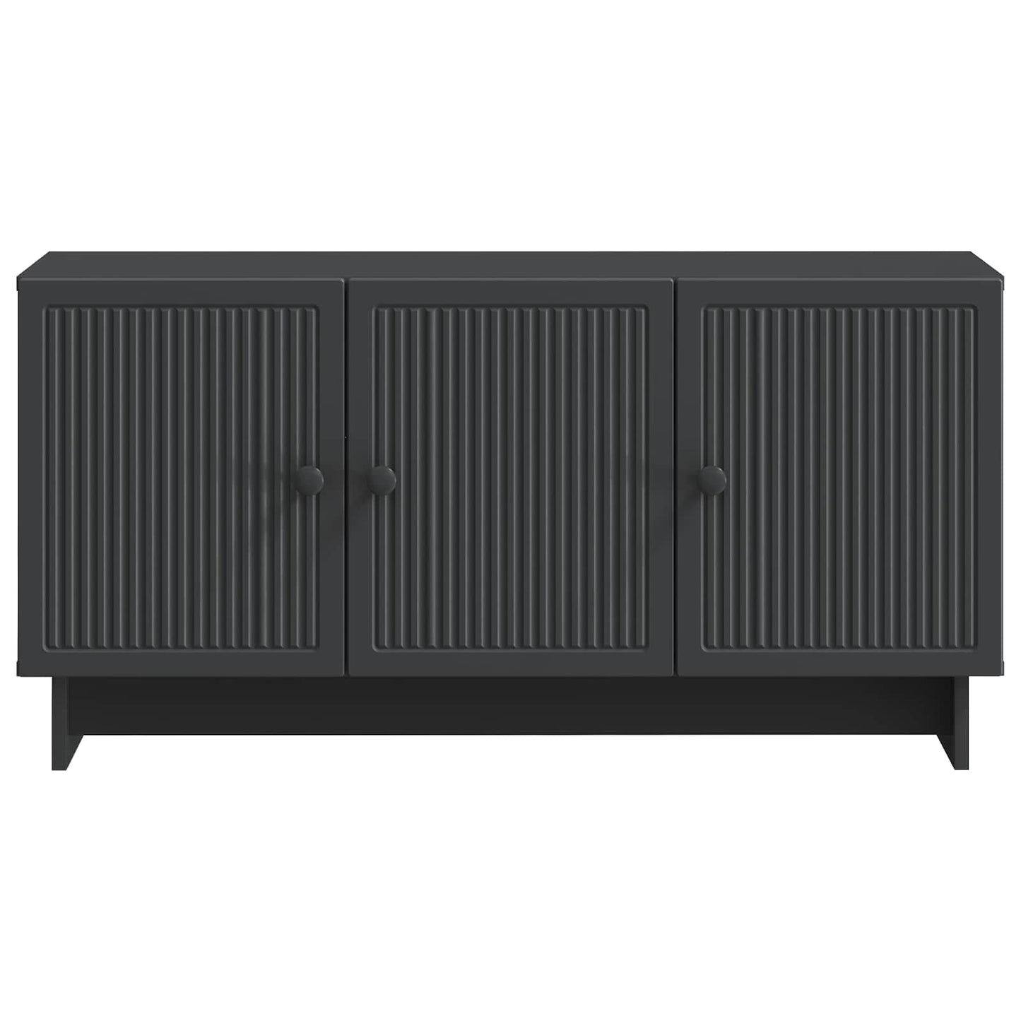 vidaXL Ντουλάπι TV Μαύρο 99 x 34,5 x 50 εκ. Επεξεργασμένο Ξύλο