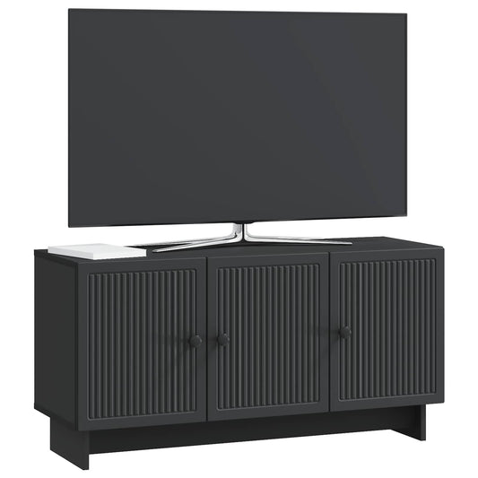 vidaXL Ντουλάπι TV Μαύρο 99 x 34,5 x 50 εκ. Επεξεργασμένο Ξύλο