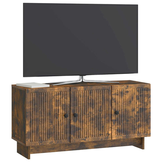 vidaXL Ντουλάπι TV Καπνισμένο Ξύλο Δρυός 99 x 34,5 x 50 εκ.