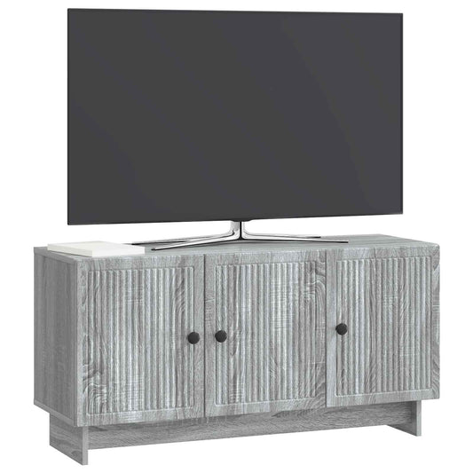 vidaXL Ντουλάπι TV Γκρι Sonoma 99 x 34,5 x 50 εκ. Επεξεργασμένο Ξύλο