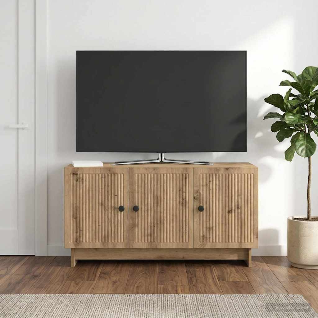 vidaXL Ντουλάπι TV Artisan Δρυς 99 x 34,5 x 50 εκ. Επεξεργασμένο Ξύλο