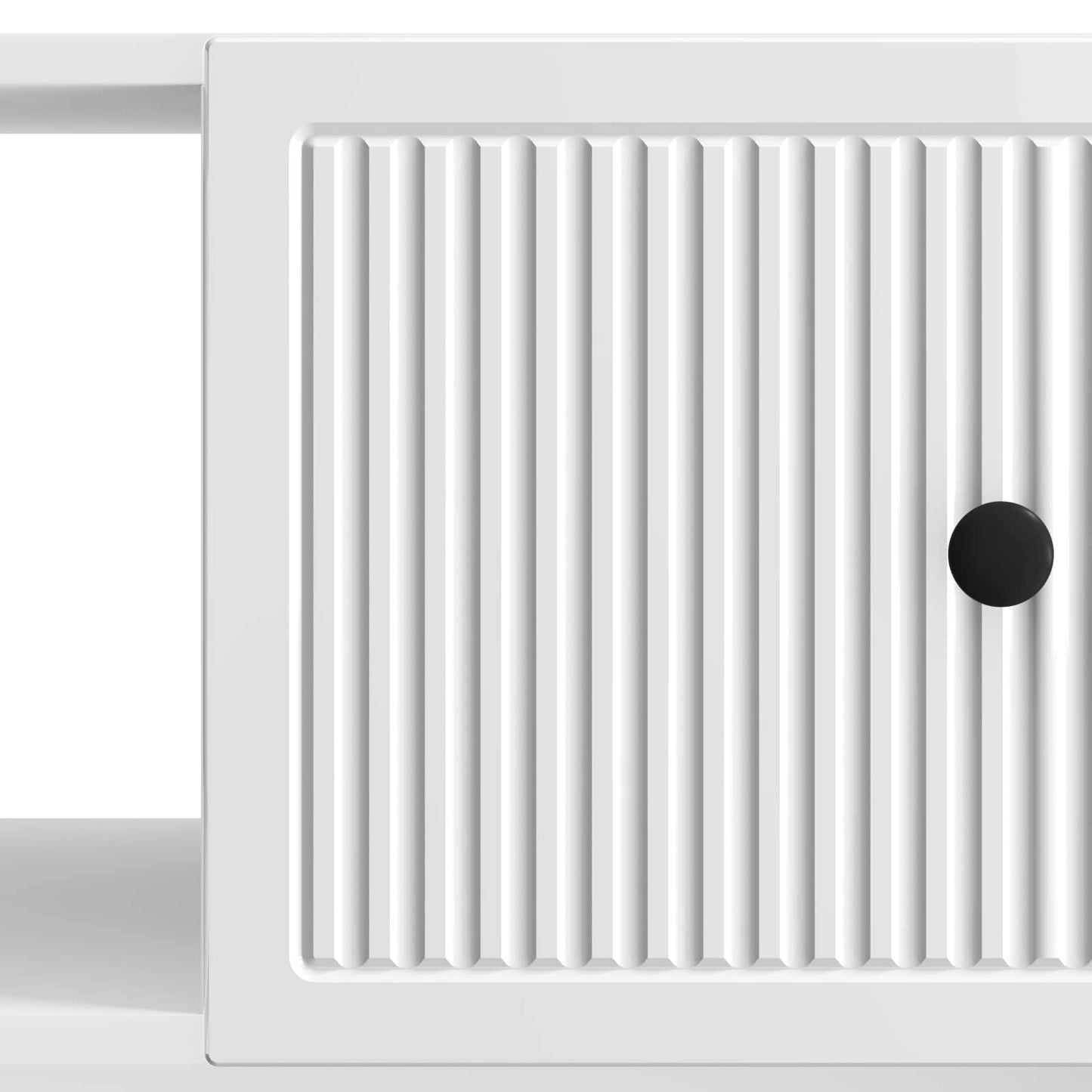 vidaXL Τραπεζάκι σαλονιού Γυαλιστερό Λευκό 90 x 50 x 40 cm