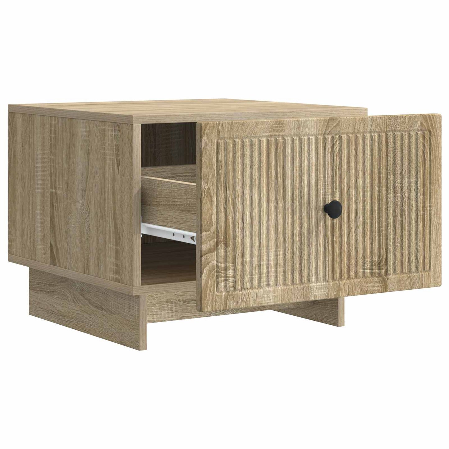 vidaXL Τραπεζάκι σαλονιού με συρτάρι Sonoma Δρυς 49 x 50 x 40 εκ