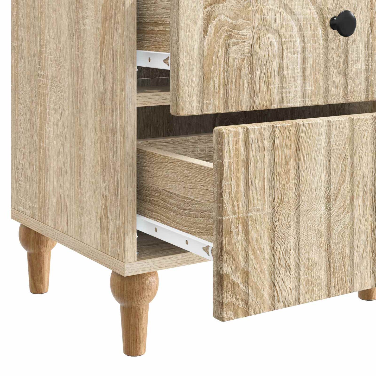 vidaXL Κομοδίνο Sonoma Δρυς 43 x 34,5 x 48 εκ Επεξεργασμένο Ξύλο