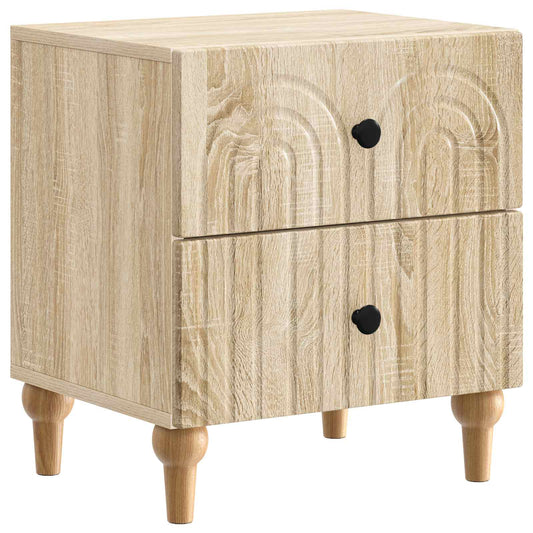 vidaXL Κομοδίνο Sonoma Δρυς 43 x 34,5 x 48 εκ Επεξεργασμένο Ξύλο
