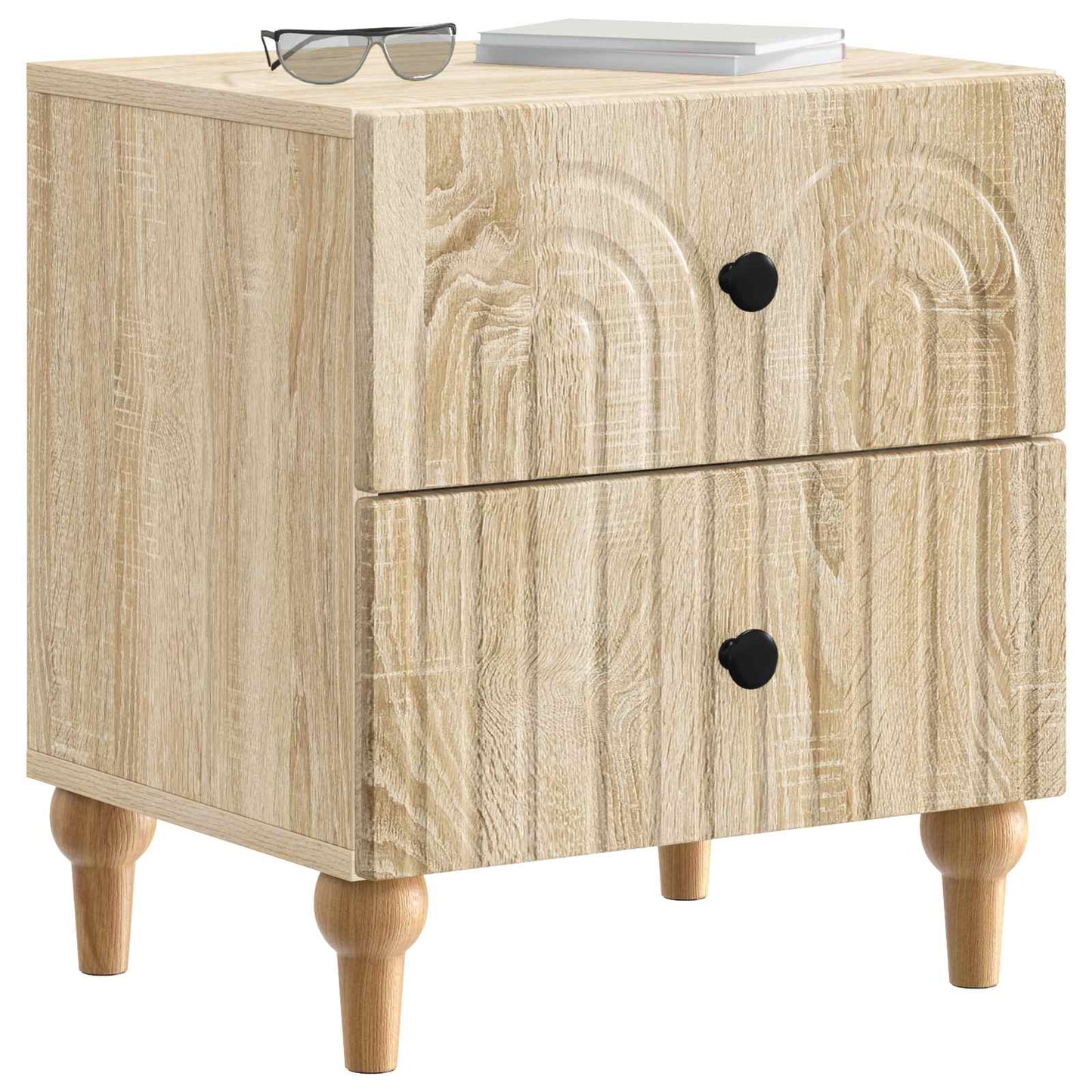 vidaXL Κομοδίνο Sonoma Δρυς 43 x 34,5 x 48 εκ Επεξεργασμένο Ξύλο