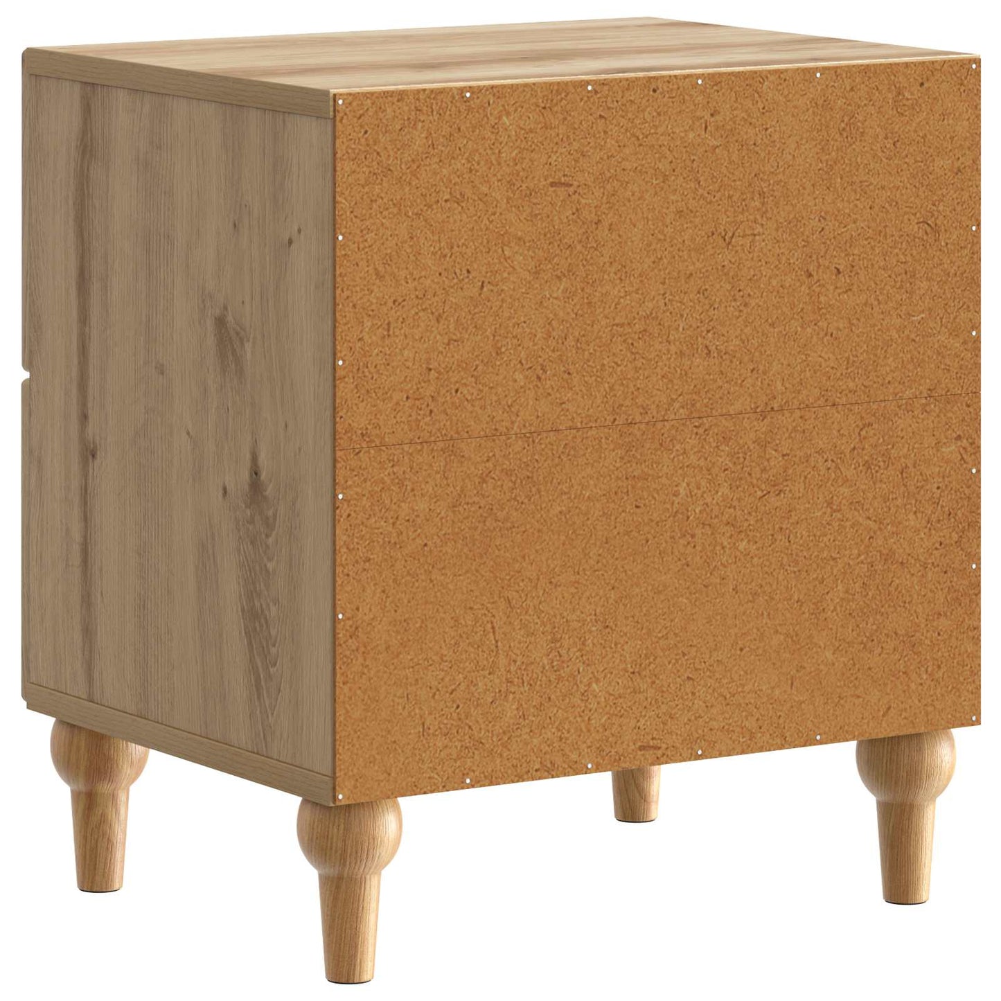 vidaXL Κομοδίνο Artisan Δρυς 43 x 34,5 x 48 εκ Επεξεργασμένο Ξύλο