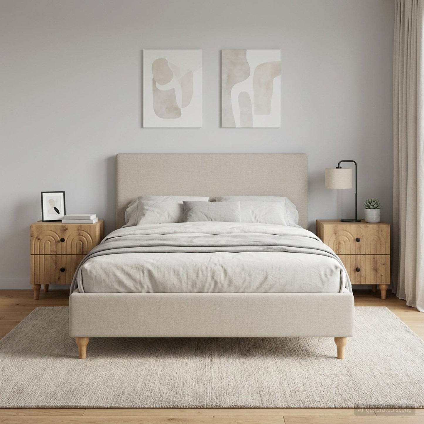 vidaXL Κομοδίνο 2 τμχ. Artisan Δρυς 43 x 34,5 x 48 εκ