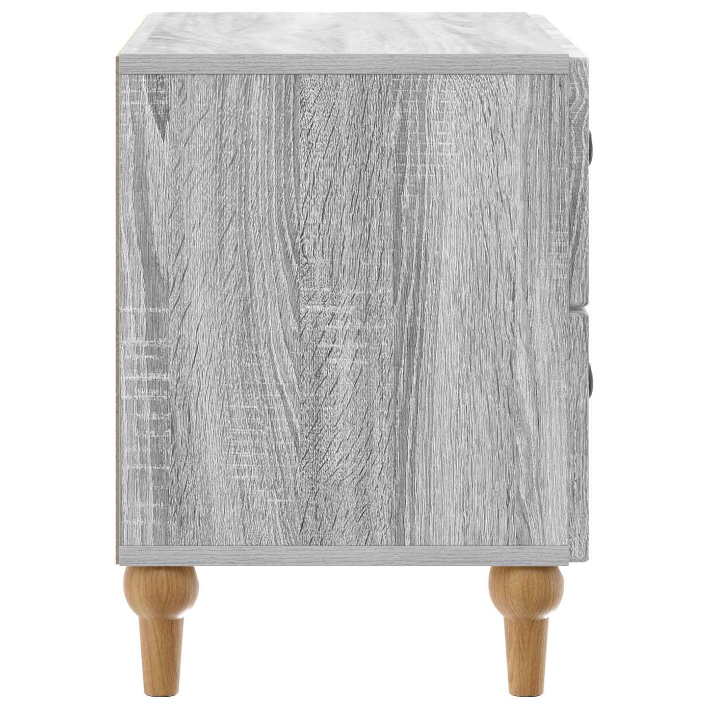 vidaXL Κομοδίνο Γκρι Sonoma 62 x 34,5 x 48 εκ Επεξεργασμένο Ξύλο