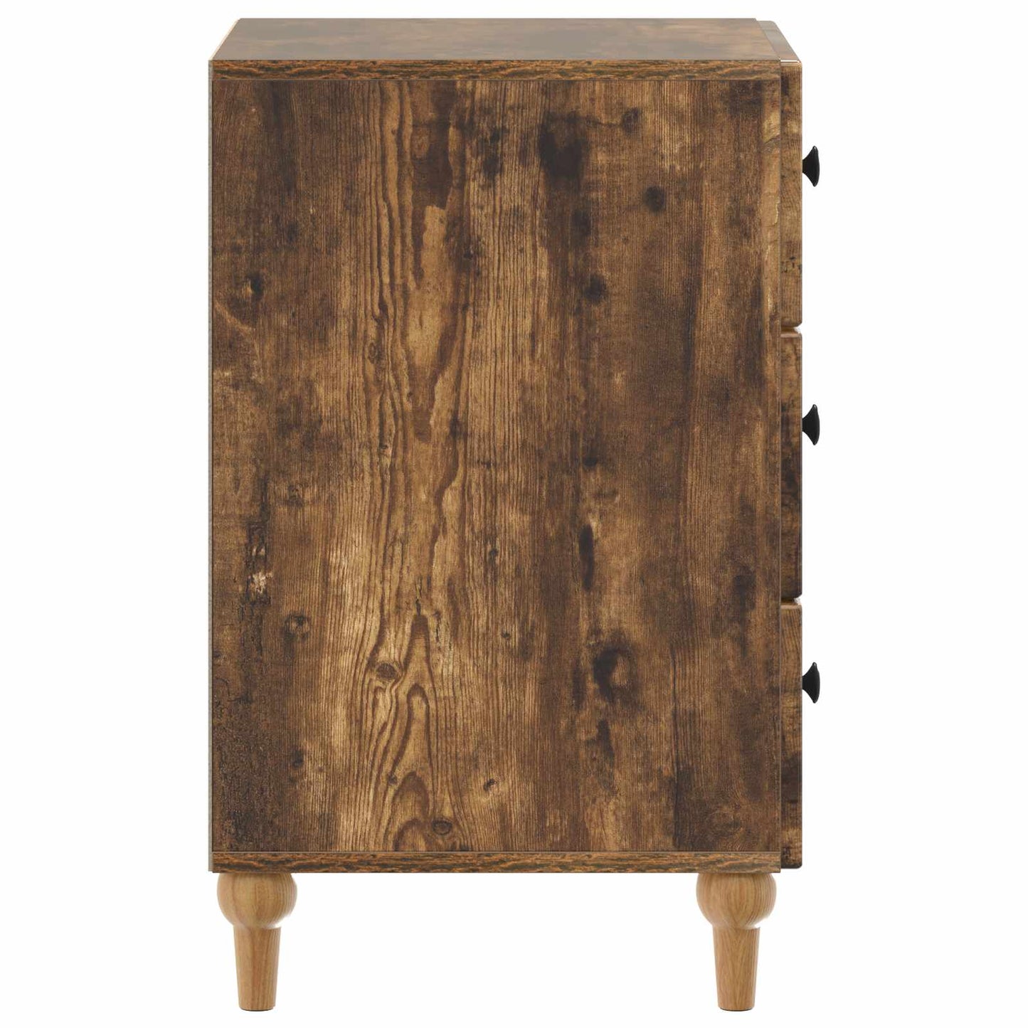 vidaXL Κομοδίνο με συρτάρι Καπνισμένο Ξύλο Δρυός 43x 41 x 66,5 εκ