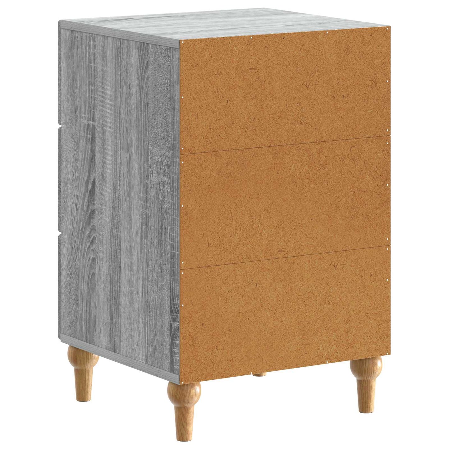 vidaXL Κομοδίνο Γκρι Sonoma 43x 41 x 66,5 εκ Επεξεργασμένο Ξύλο