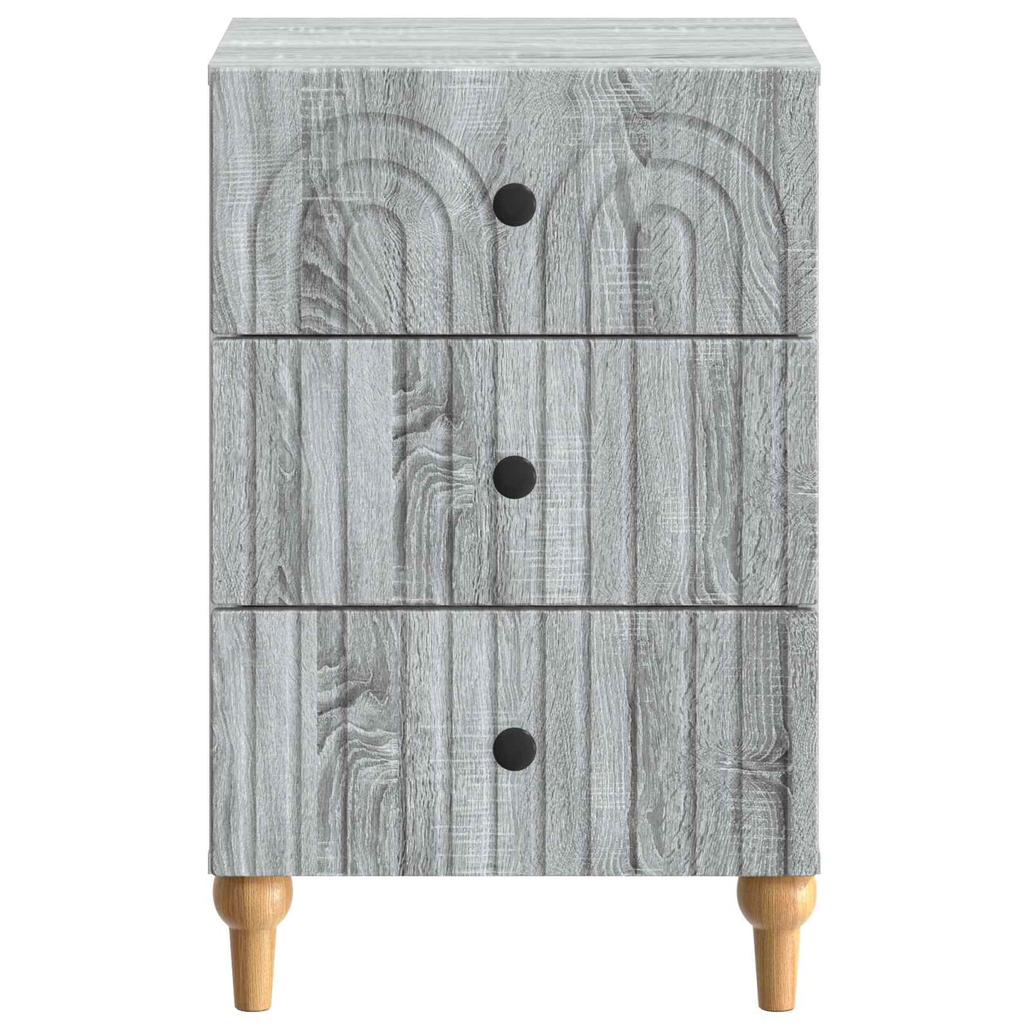 vidaXL Κομοδίνο Γκρι Sonoma 43x 41 x 66,5 εκ Επεξεργασμένο Ξύλο