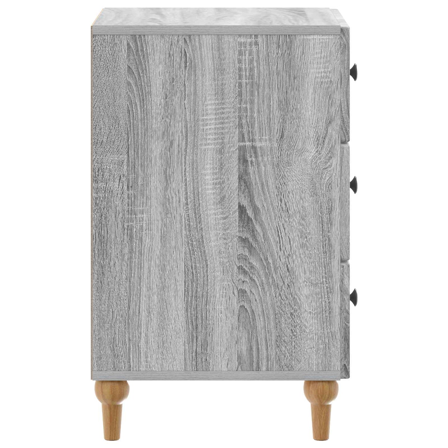 vidaXL Κομοδίνο Γκρι Sonoma 43x 41 x 66,5 εκ Επεξεργασμένο Ξύλο