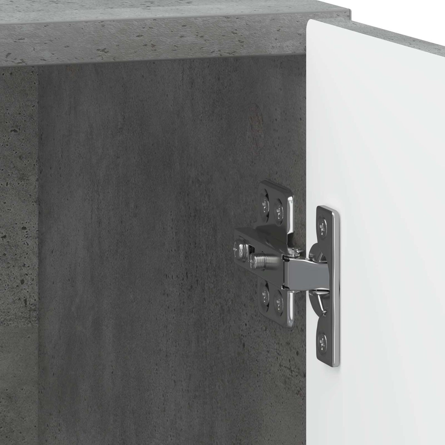 vidaXL Κομοδίνο Γκρι Σκυροδέματος 43 x 34,5 x 50 εκ Επεξεργασμένο Ξύλο