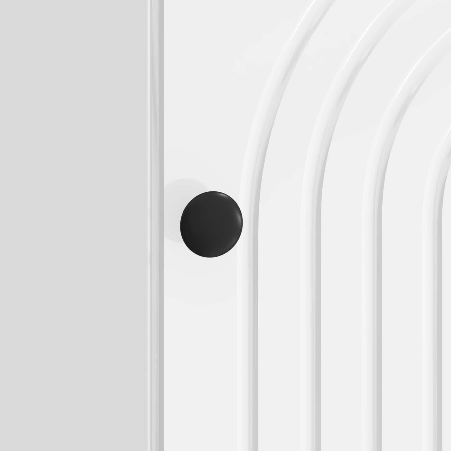 vidaXL Κομοδίνο Γυαλιστερό Λευκό 43 x 34,5 x 50 εκ Επεξεργασμένο Ξύλο