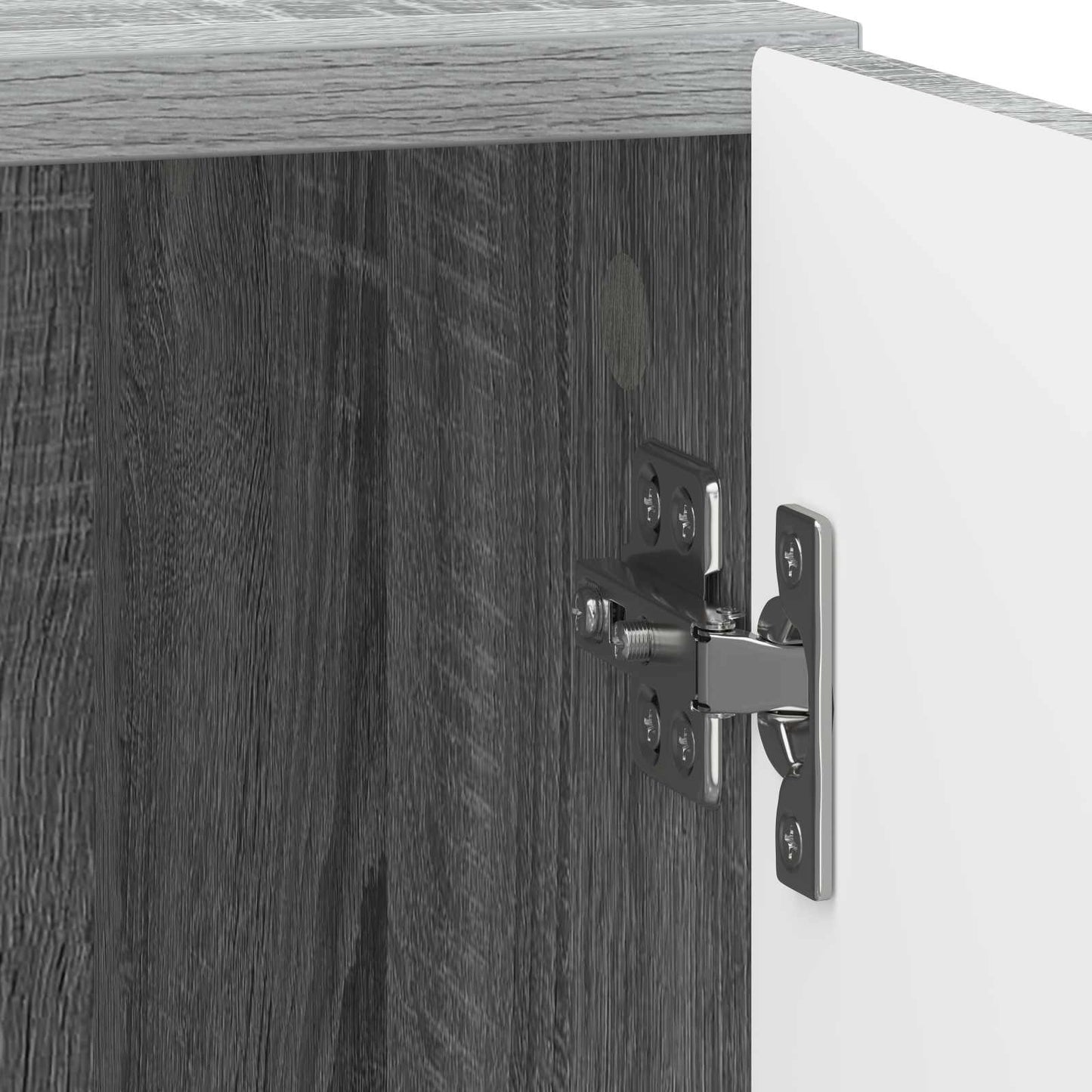 vidaXL Κομοδίνο Γκρι Sonoma 43 x 34,5 x 50 εκ Επεξεργασμένο Ξύλο