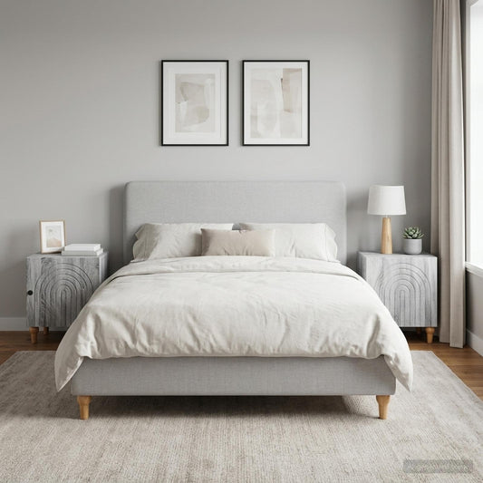 vidaXL Κομοδίνο 2 τμχ. Γκρι Sonoma 43 x 34,5 x 50 εκ