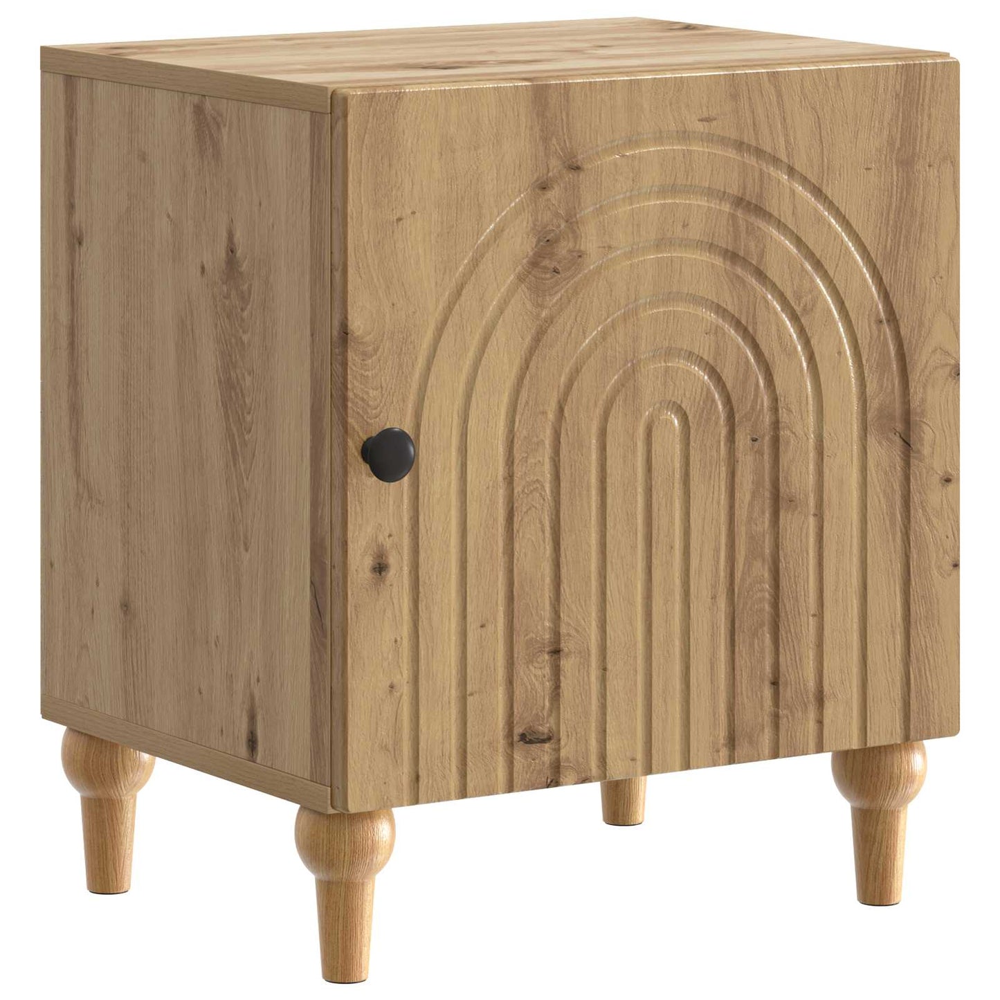 vidaXL Κομοδίνο 2 τμχ. Artisan Δρυς 43 x 34,5 x 50 εκ