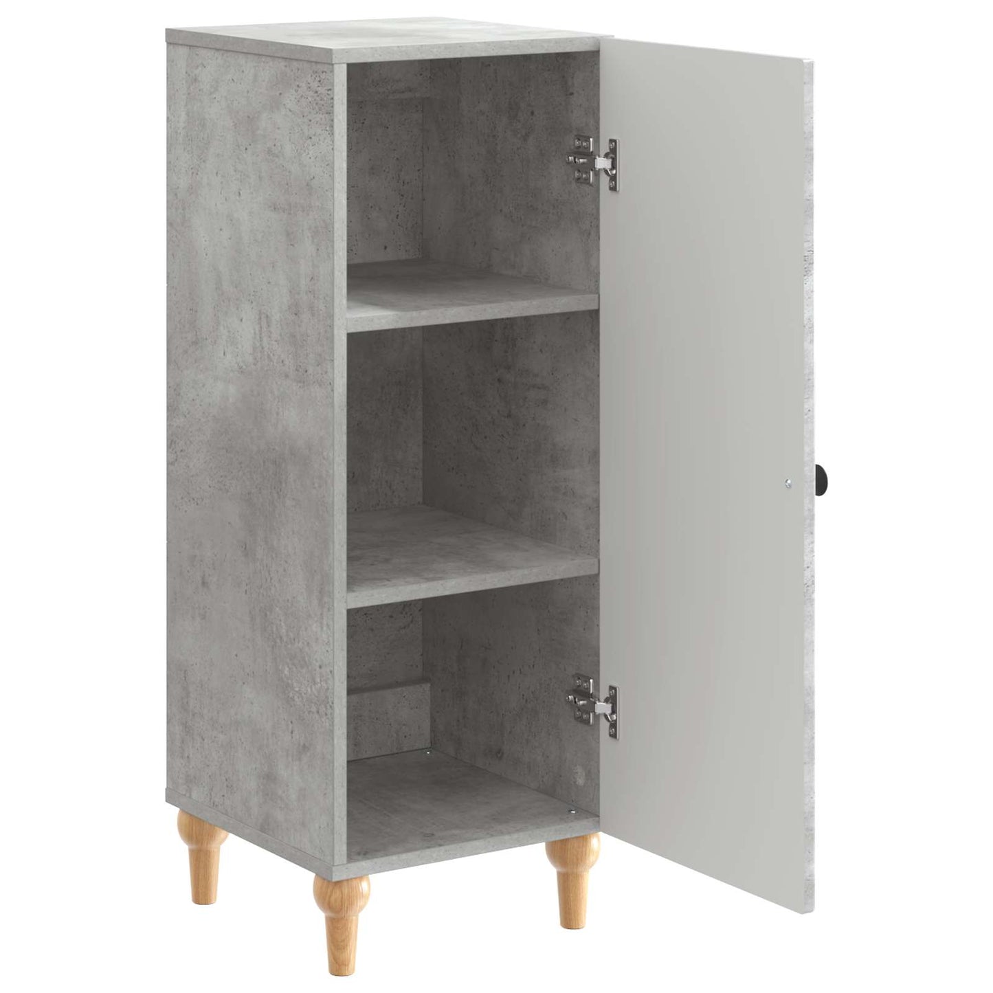 vidaXL Πλαϊνό γραφείο Γκρι Σκυροδέματος 33 x 34,5 x 90 εκ