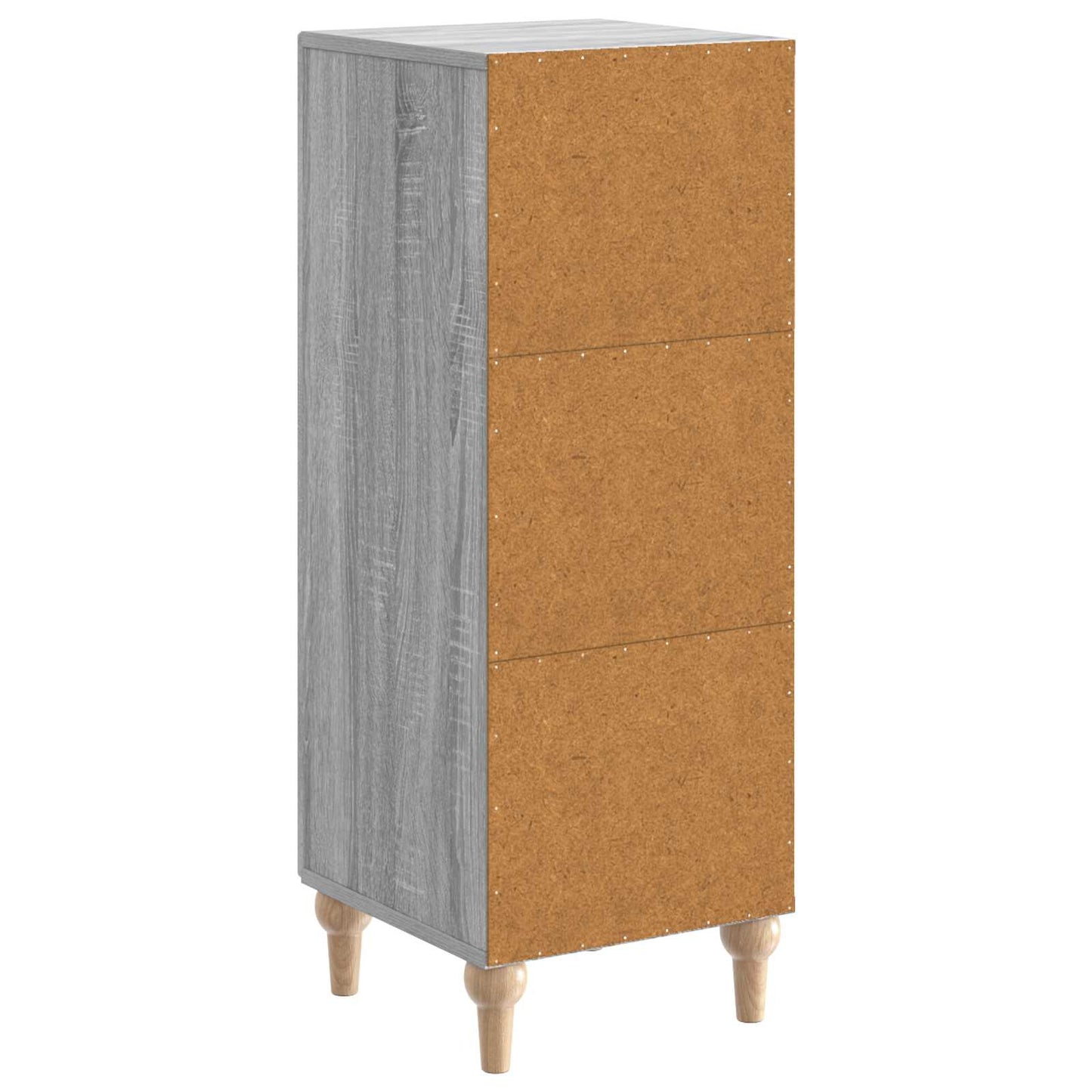 vidaXL Πλαϊνό γραφείο Γκρι Sonoma 33 x 34,5 x 90 εκ Επεξεργασμένο Ξύλο