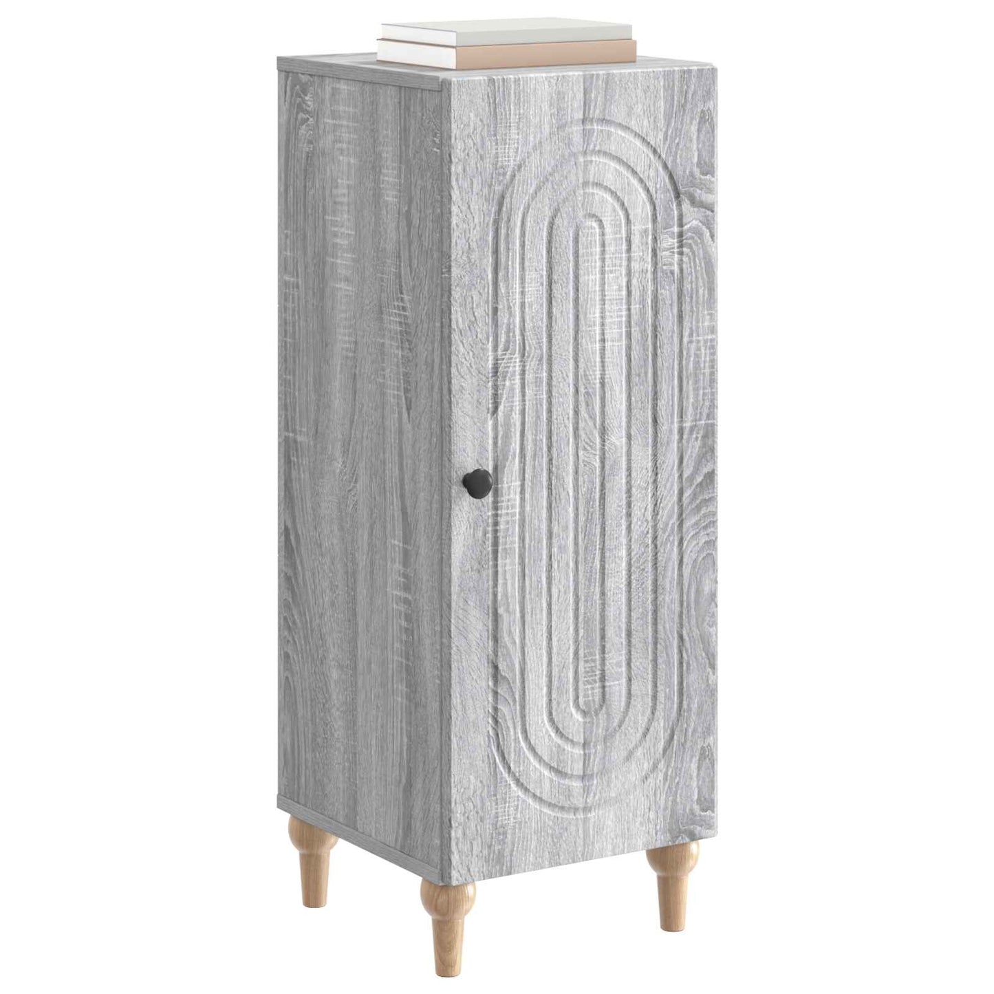 vidaXL Πλαϊνό γραφείο Γκρι Sonoma 33 x 34,5 x 90 εκ Επεξεργασμένο Ξύλο
