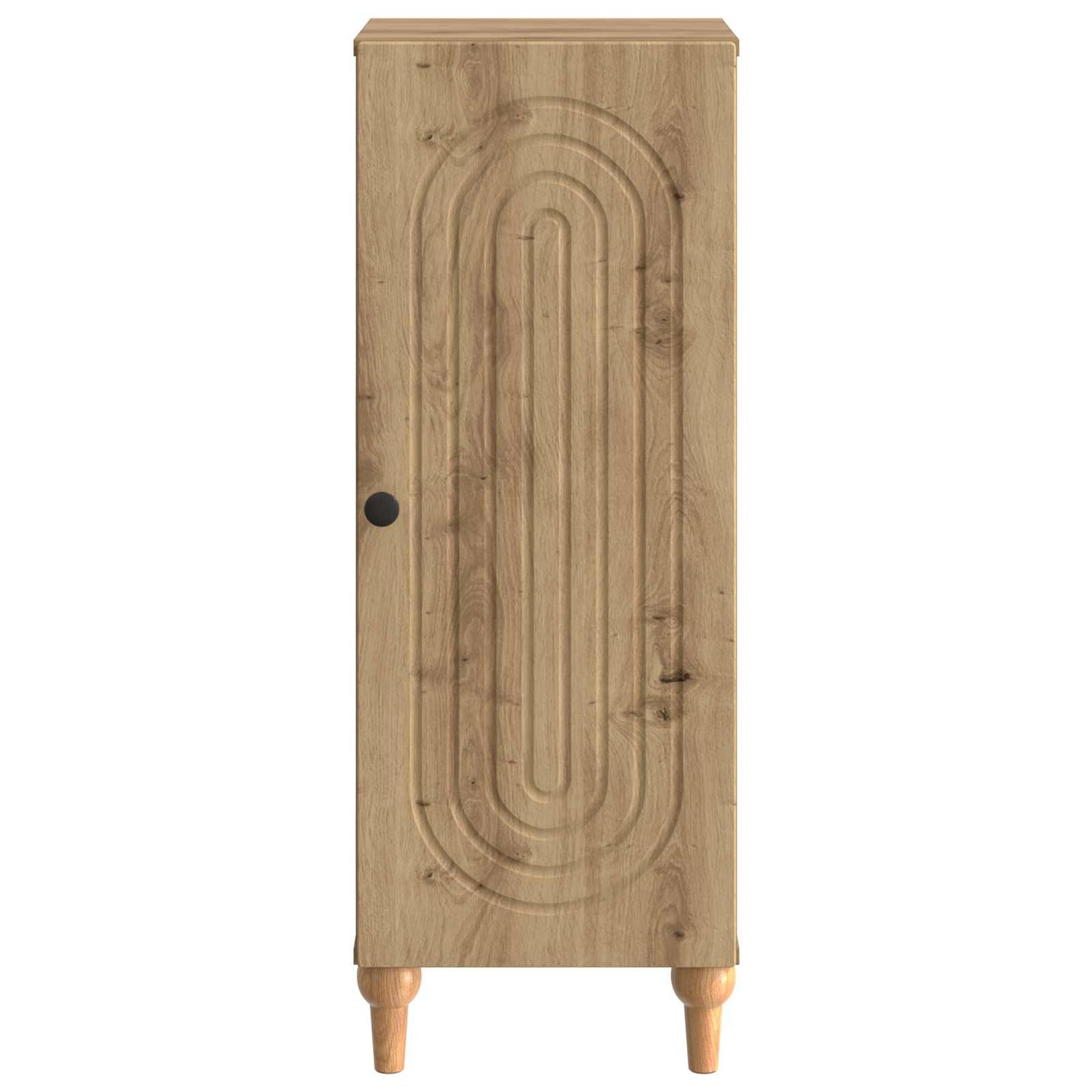 vidaXL Πλαϊνό γραφείο Artisan Δρυς 33 x 34,5 x 90 εκ