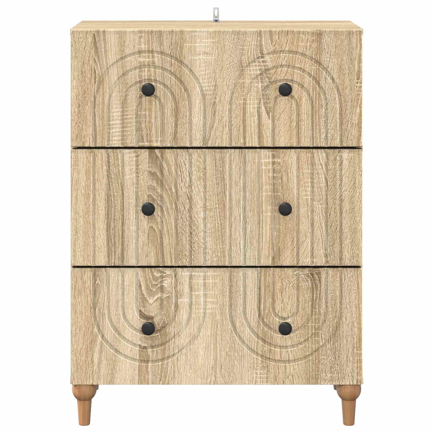 vidaXL Ντουλάπι με Συρτάρια Sonoma Δρυς 66 x 34,5 x 90 εκ
