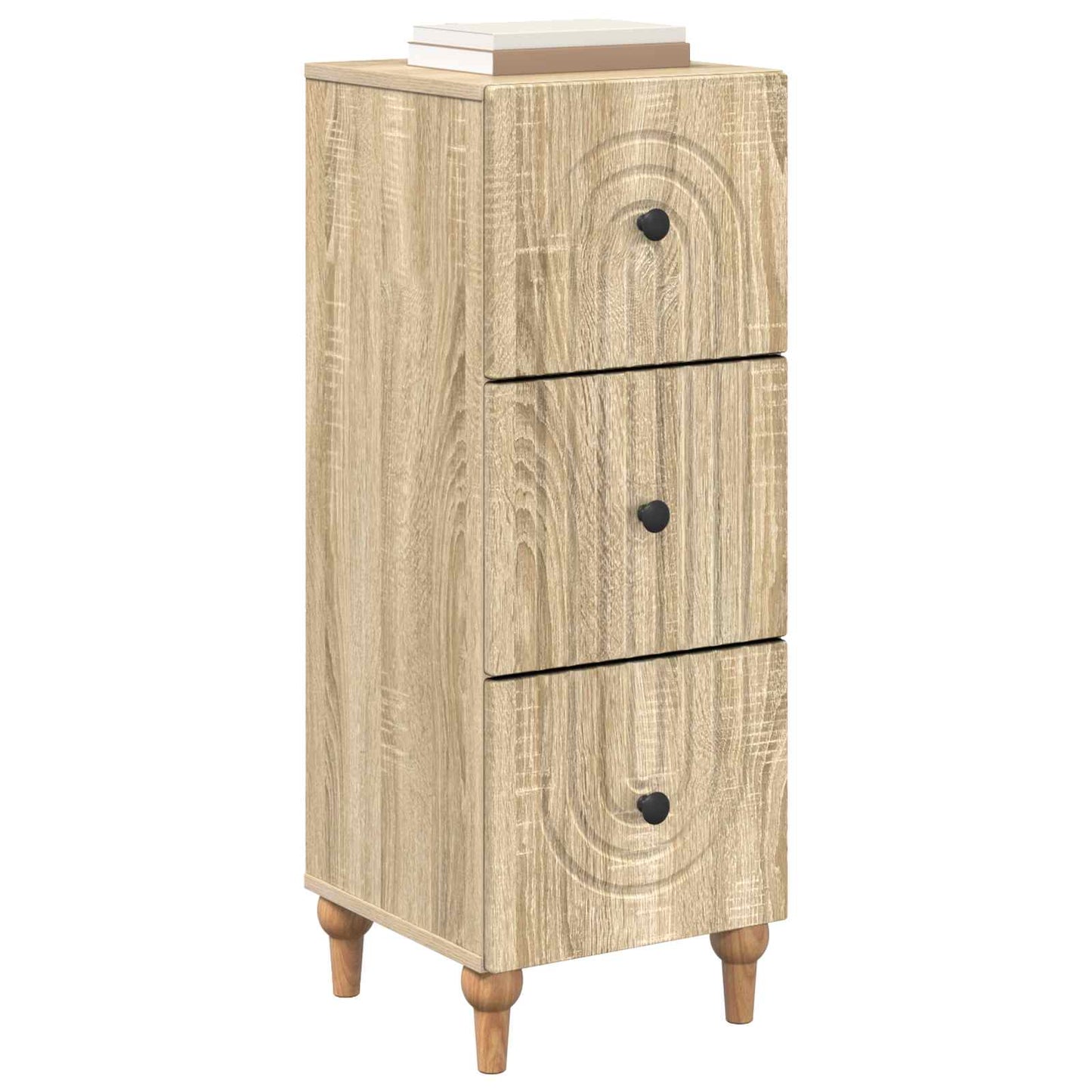 vidaXL Ντουλάπι με Συρτάρια 33 x 34,5 x 90 εκ Επεξεργασμένο Ξύλο