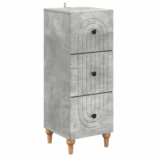 vidaXL Ντουλάπι με Συρτάρια 33 x 34,5 x 90 εκ Επεξεργασμένο Ξύλο