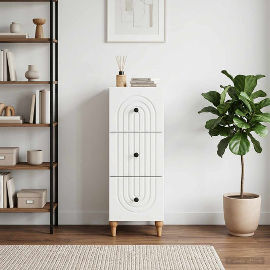 vidaXL Ντουλάπι με Συρτάρια 33 x 34,5 x 90 εκ Επεξεργασμένο Ξύλο