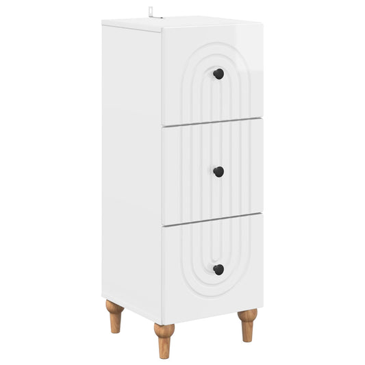 vidaXL Ντουλάπι με Συρτάρια 33 x 34,5 x 90 εκ Επεξεργασμένο Ξύλο