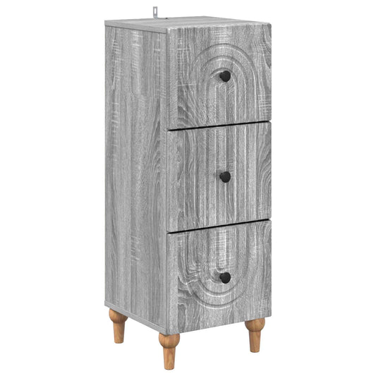 vidaXL Ντουλάπι με Συρτάρια 33 x 34,5 x 90 εκ Επεξεργασμένο Ξύλο