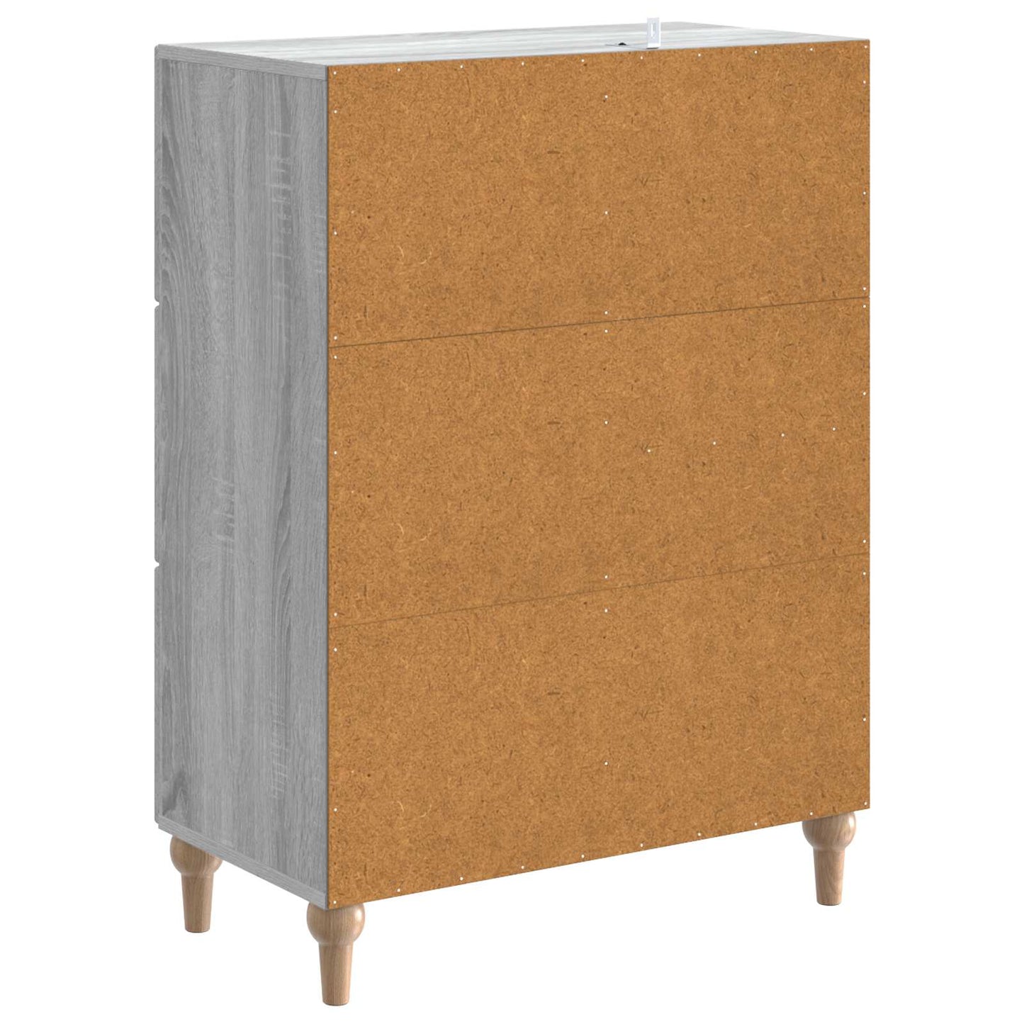 vidaXL Πλαϊνό γραφείο Γκρι Sonoma 66 x 34,5 x 90 εκ Επεξεργασμένο Ξύλο