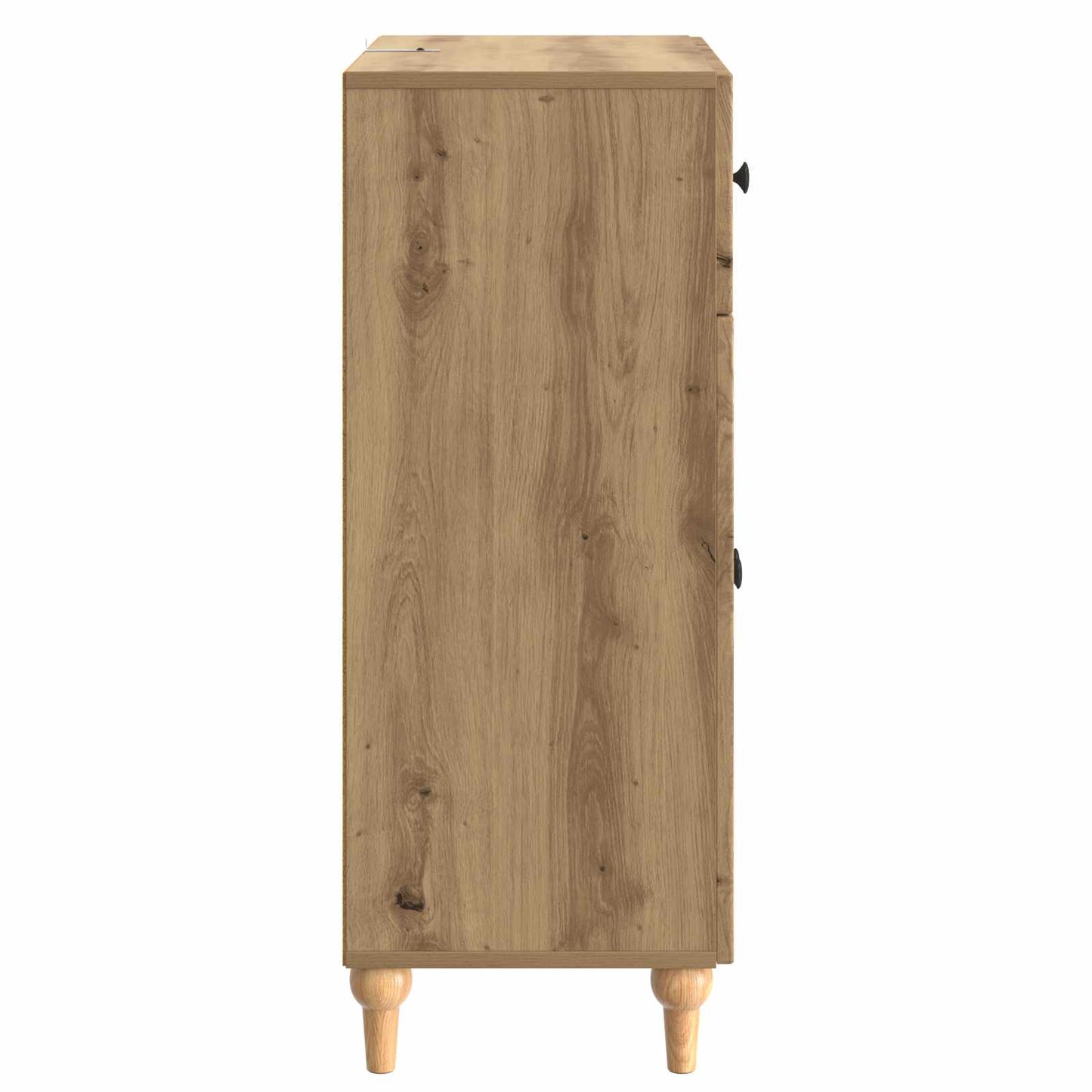 vidaXL Πλαϊνό γραφείο με συρτάρι Artisan Δρυς 66 x 34,5 x 90 εκ