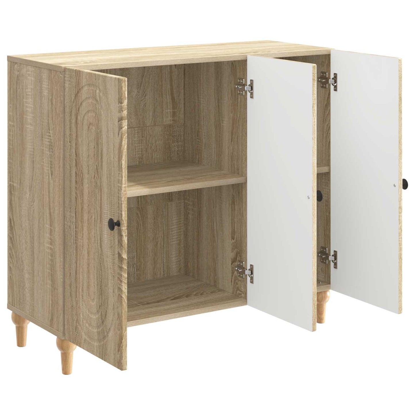 vidaXL Πλαϊνό γραφείο Sonoma Δρυς 89 x 34,5 x 80 εκ Επεξεργασμένο Ξύλο
