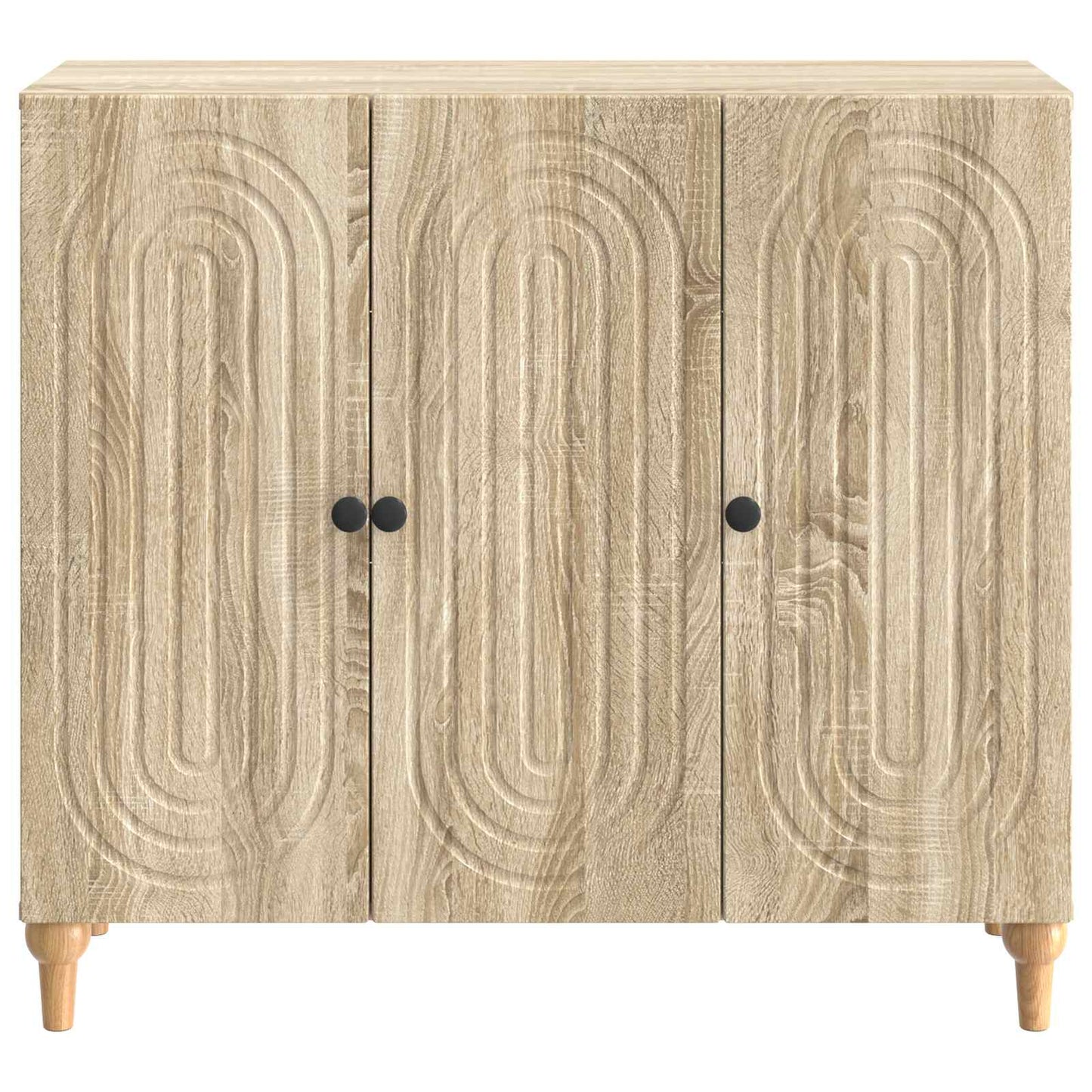 vidaXL Πλαϊνό γραφείο Sonoma Δρυς 89 x 34,5 x 80 εκ Επεξεργασμένο Ξύλο