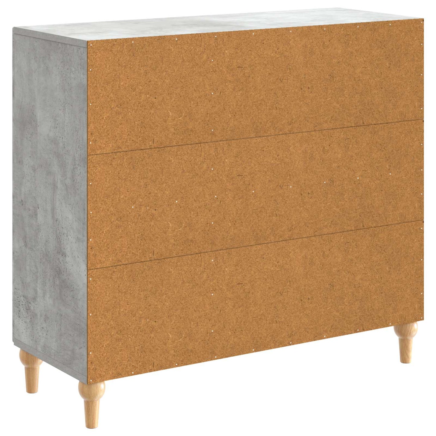 vidaXL Πλαϊνό γραφείο Γκρι Σκυροδέματος 89 x 34,5 x 80 εκ