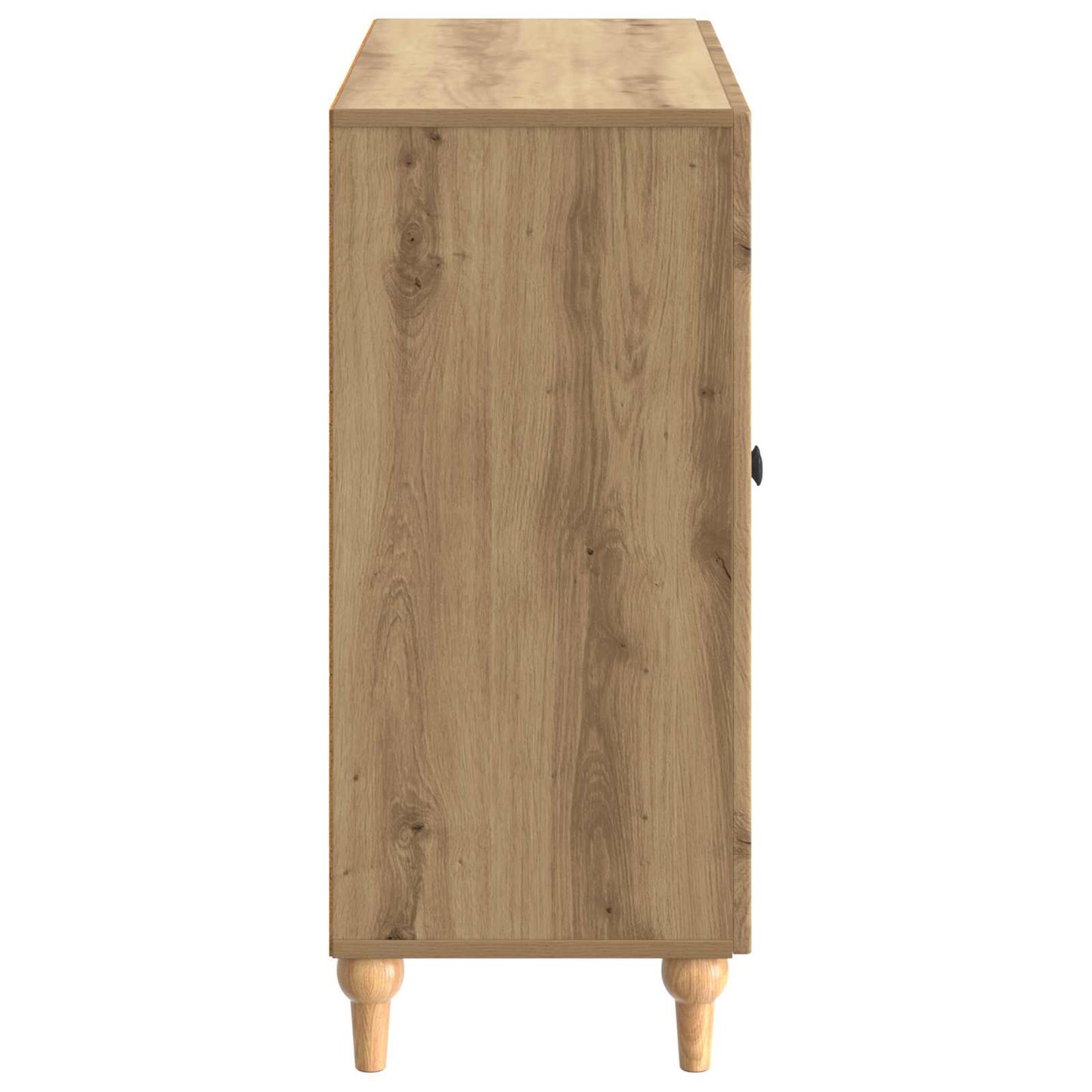 vidaXL Πλαϊνό γραφείο Artisan Δρυς 89 x 34,5 x 80 εκ