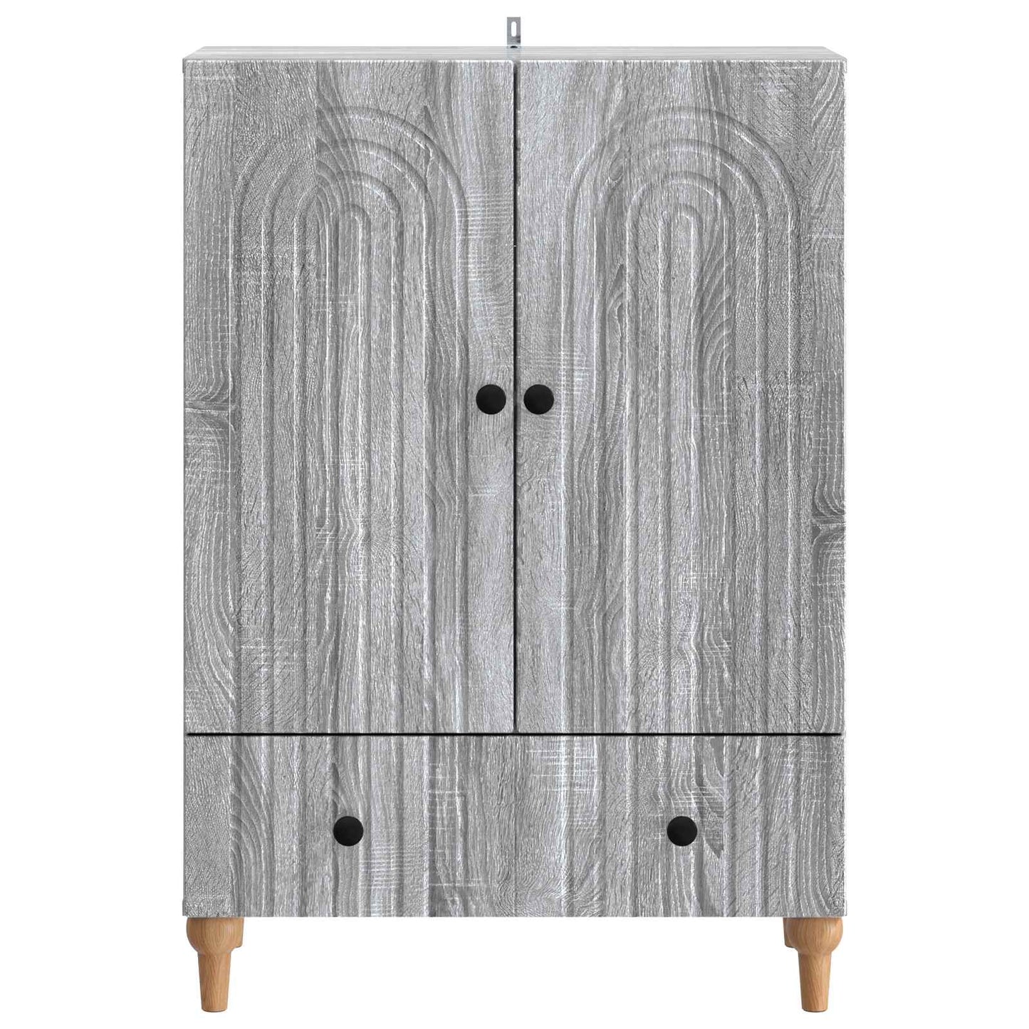 vidaXL Πλαϊνό γραφείο με συρτάρι Γκρι Sonoma 66 x 34,5 x 95 εκ.