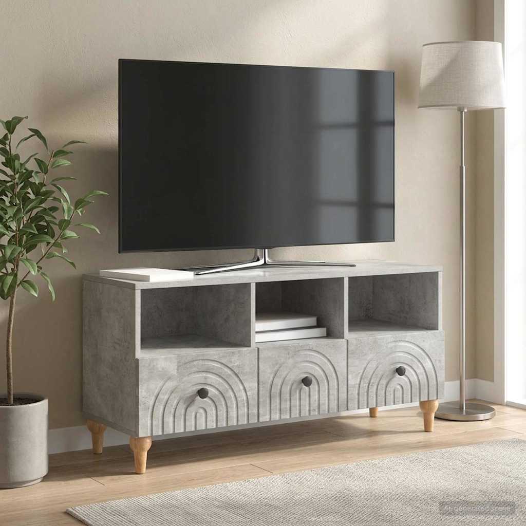 vidaXL Ντουλάπι TV 102 x 34,5 x 50 εκ. Σκυρόχρωμο Γκρι