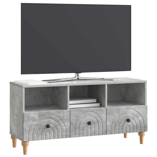 vidaXL Ντουλάπι TV Σκυρόχρωμο Γκρι 102 x 34,5 x 50 εκ.