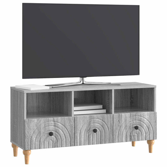 vidaXL Ντουλάπι TV Γκρι Σονομά 102 x 34,5 x 50 εκ.